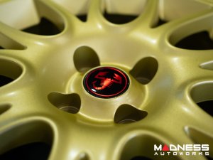 FIAT 500 ABARTH Tributo Ferrari Alloy Wheel Set - Gold Finish